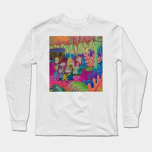 Wild Thornberrys Trippy Forest Long Sleeve T-Shirt